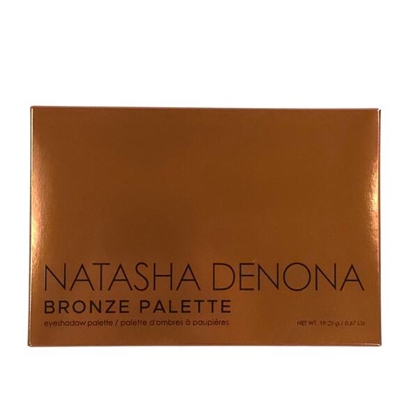 Natasha Denona Bronze Eyeshadow Palette Matte Metallic Duo Chrome NEW - Picture 2 of 5